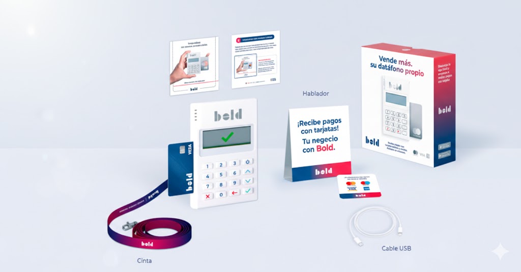 Datáfonos Bold Colombia - Terminales de pago 4G